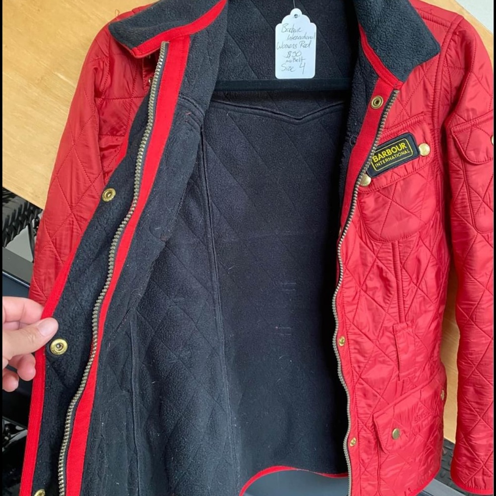 Barbour International Quilted Jacket View 3